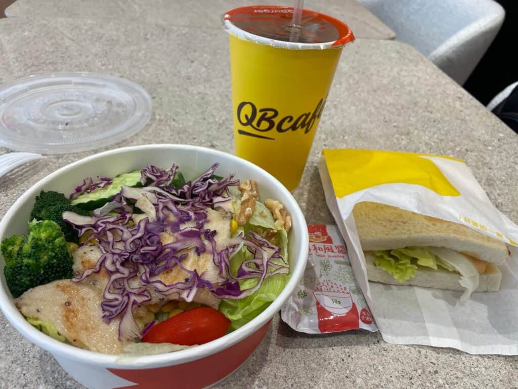 
健康檢查完成後餐點