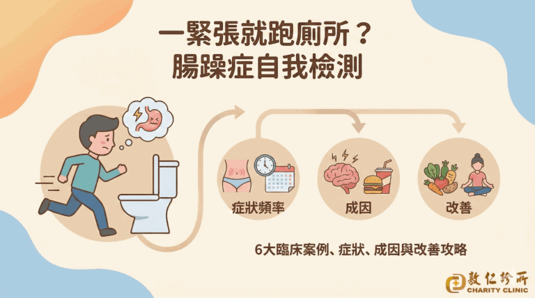腸躁症案例、症狀、成因與改善攻略